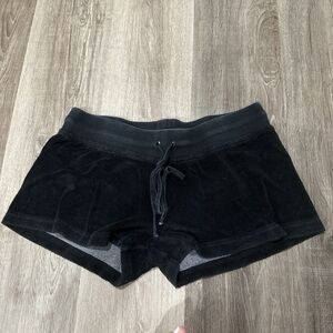 Women's Black Drawstring Shorts